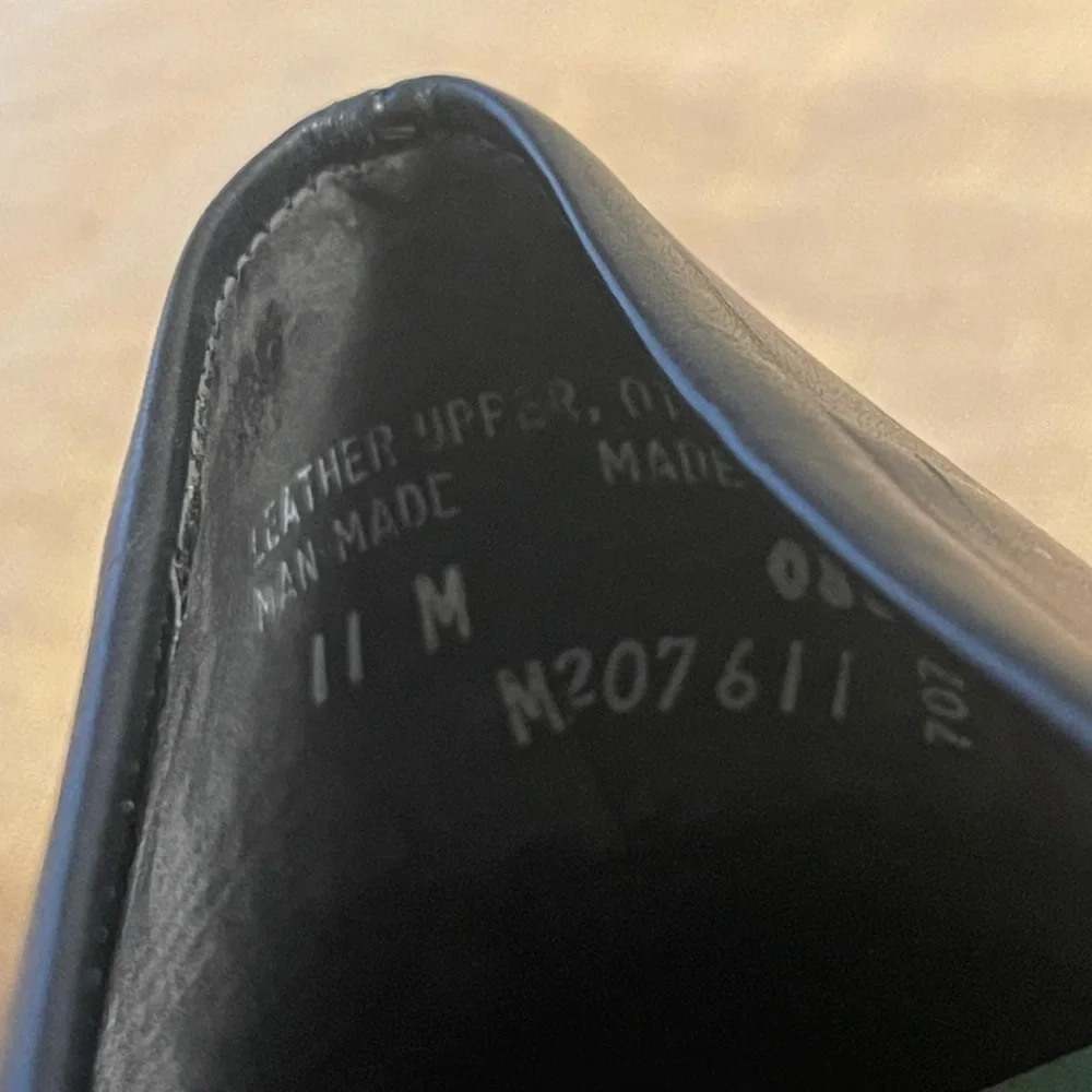 Munro Navy Blue Block Heeled Pumps 11 - Picture 12 of 13